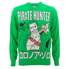 MAOKEI - One Piece Zoro Christmas Sweater Epic Pose Style 1 - B0C29ZK671