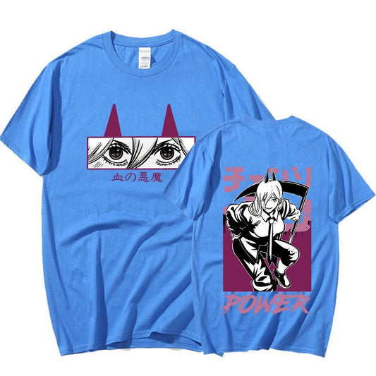 MAOKEI - Power Classic Style Shirt - 1005005124460456-Sky blue-XS