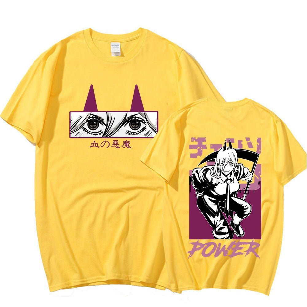 MAOKEI - Power Classic Style Shirt - 1005005124460456-Yellow-XS