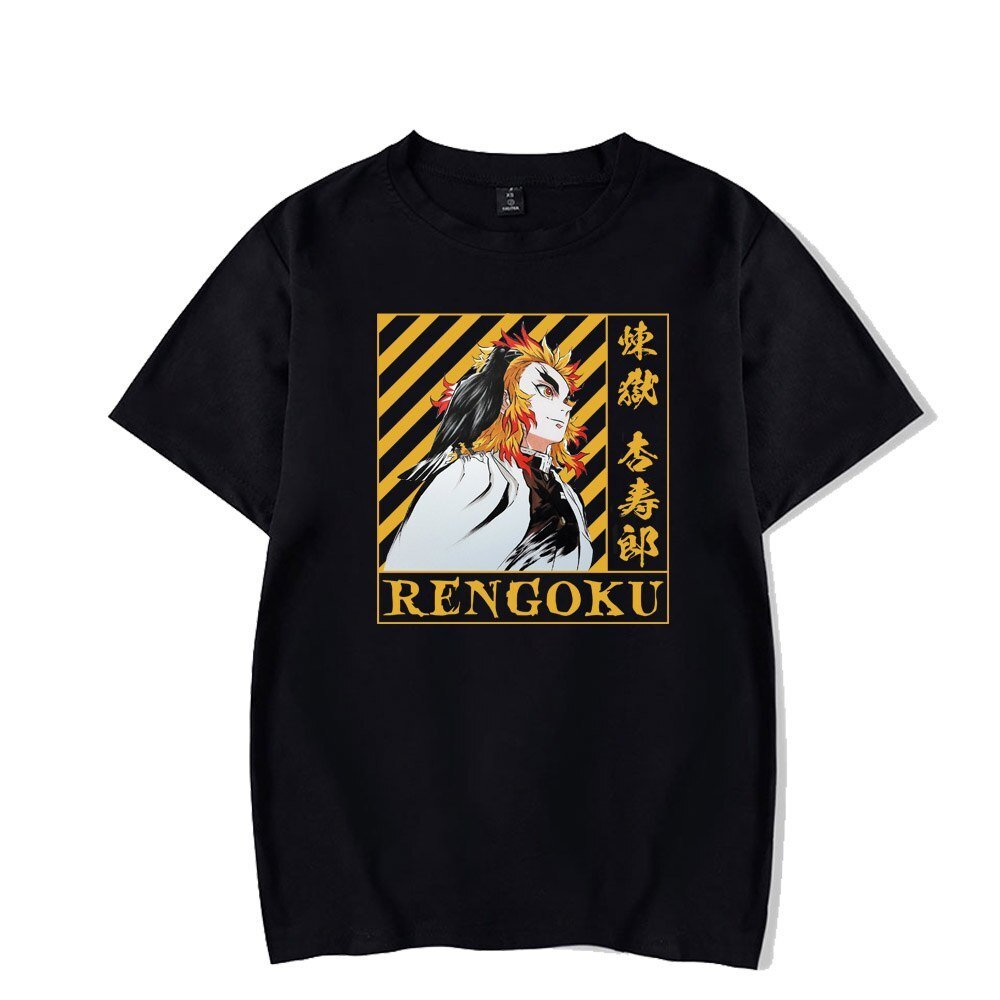 MAOKEI - Rengoku Vs Akaza Poster Shirt - 1005004325490097-black2-XS