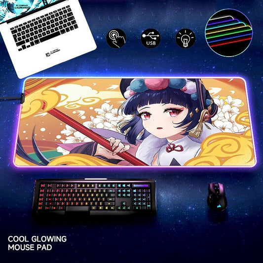 MAOKEI - RGB LED Genshin Impact Luminous Keyboard Mat - 1005002625414169-FJ005094-RGB350x600x3mm