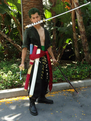 MAOKEI - Roronoa Zoro Wano Style 2 Cosplay Costume - B0BKZYWRTR