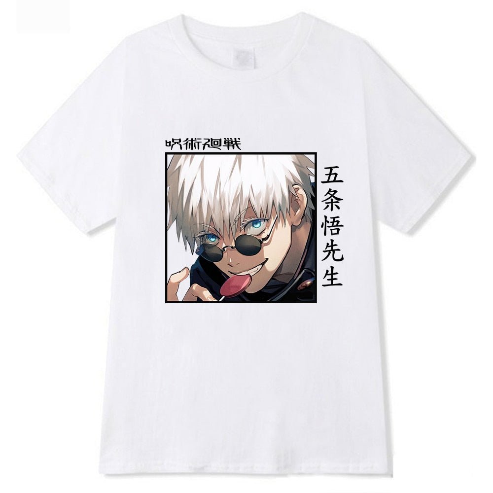 MAOKEI - Satoru Gojo Best Style T-Shirt - 1005002255196081-Black-XS