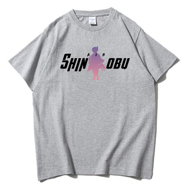 MAOKEI - Shinobu Simple Fashion Shirt - 1005004177614717-Gray-XS