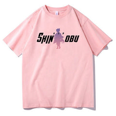 MAOKEI - Shinobu Simple Fashion Shirt - 1005004177614717-Pink-XS