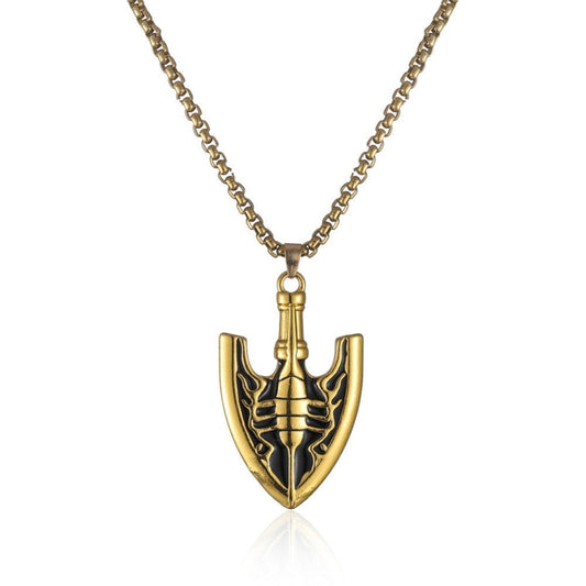 MAOKEI - Stand Giving Arrow Gold Necklace - 1005004776668539-A-4.5cm