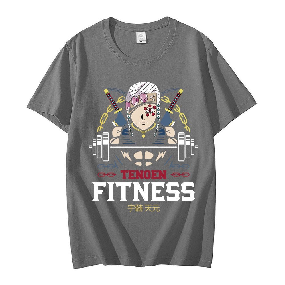 MAOKEI - Tengen Uzui Fitness T-Shirt - 1005004791778128-Black-XS