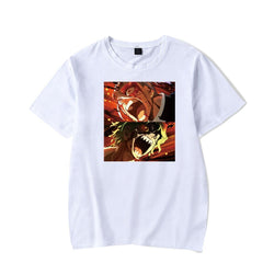 MAOKEI - Uzui Tengen & Giyuutarou Top Summer T-Shirt - 1005004047025355-White-XS