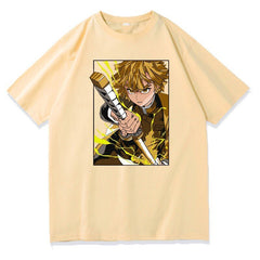 MAOKEI - Zenitsu First Kata Style 2 T-Shirt - 1005004166472364-Yellow-XS