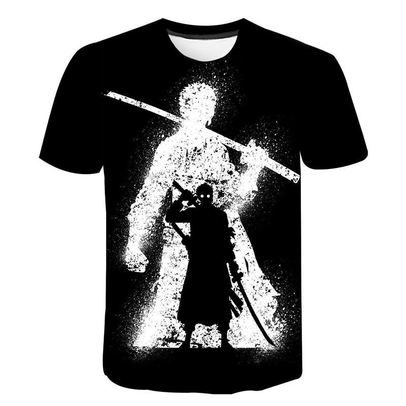 MAOKEI - Zoro Wano Black Style 3D T-Shirt - 1005001431107109-ATF3B210111T-S